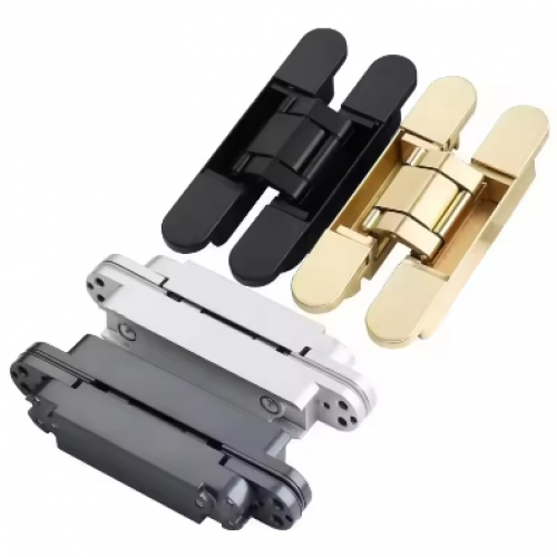  Industrial Heavy Duty 3D Adjustable Invisible Concealed Hidden Wooden Door Hinge